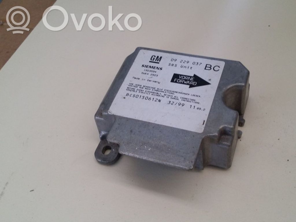 Opel Astra G Airbag control unit/module 