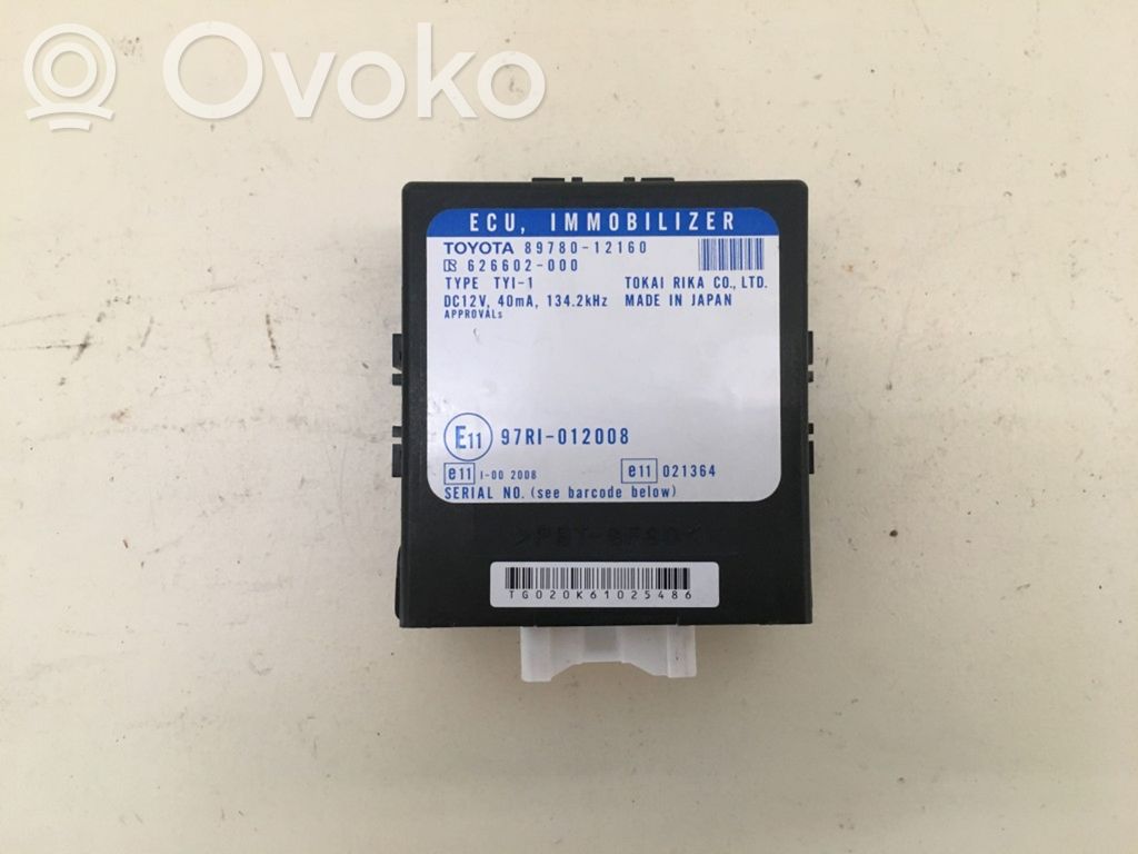 Toyota Corolla E120 E130 Immobilizer control unit/module 