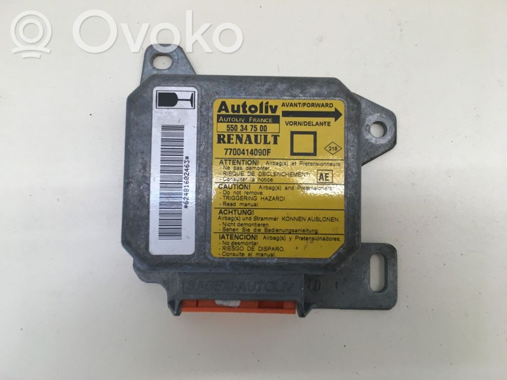 Renault Megane I Airbag control unit/module 