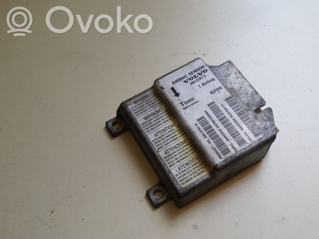 Volvo S40, V40 Airbag control unit/module 