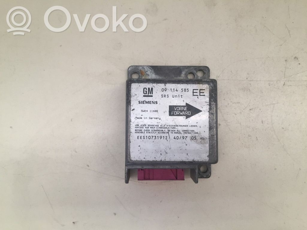 Opel Corsa B Airbag control unit/module 