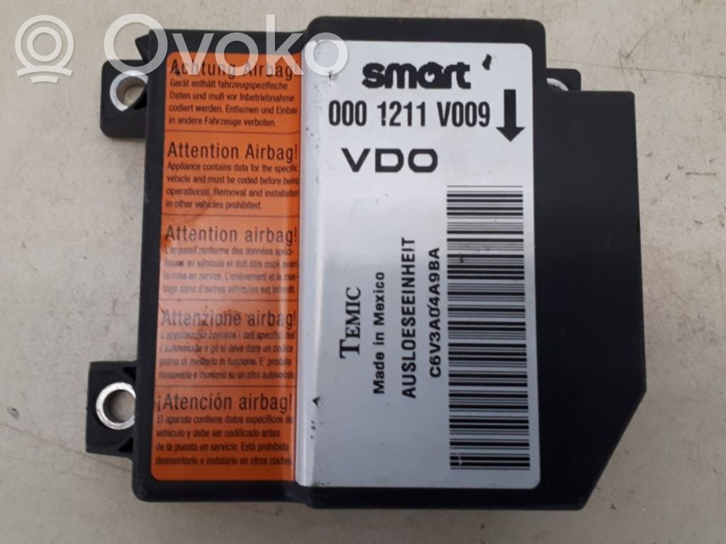 Smart ForTwo I Airbag control unit/module 