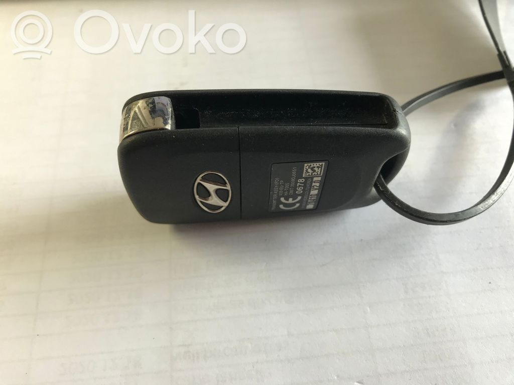 Hyundai i30 Užvedimo raktas (raktelis)/ kortelė 