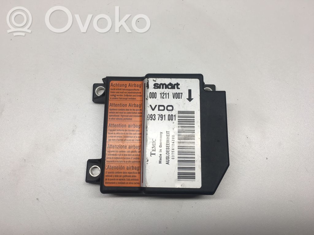 Smart ForTwo I Airbag control unit/module 