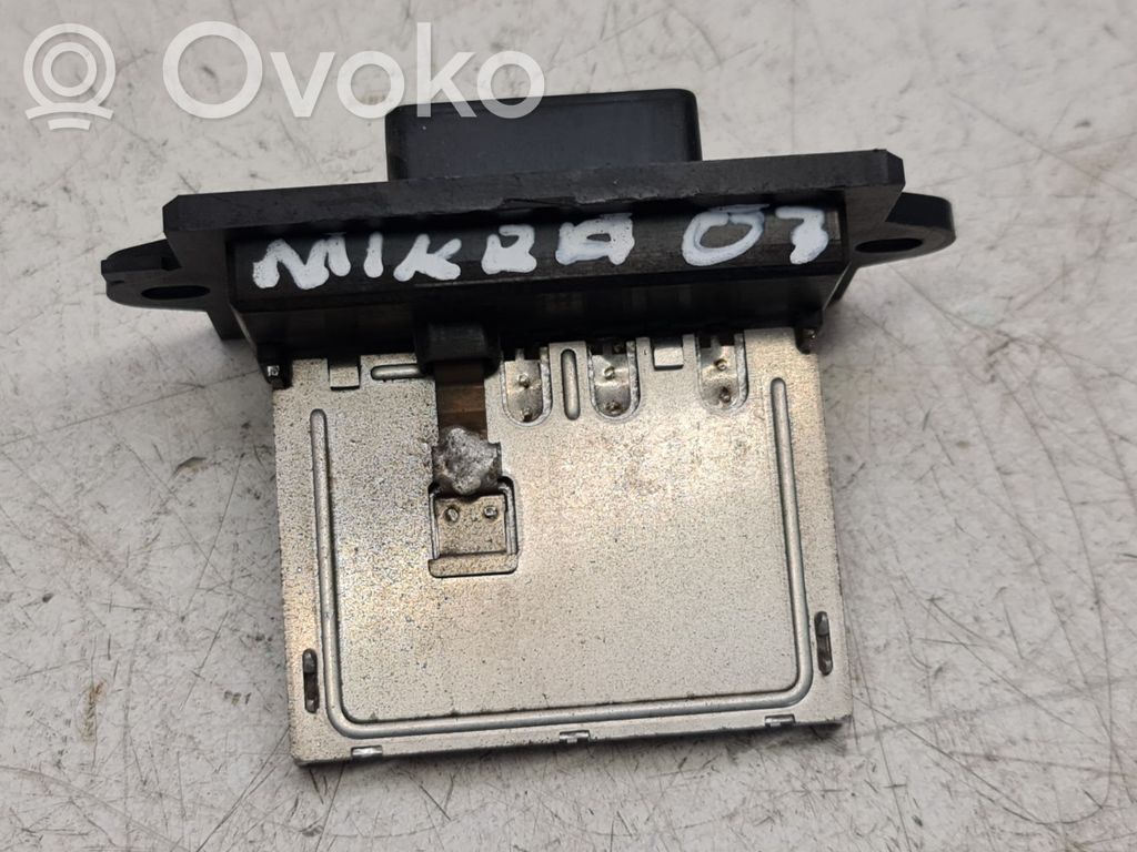 Nissan Micra Motor aerotermă/rezistor ventilator 
