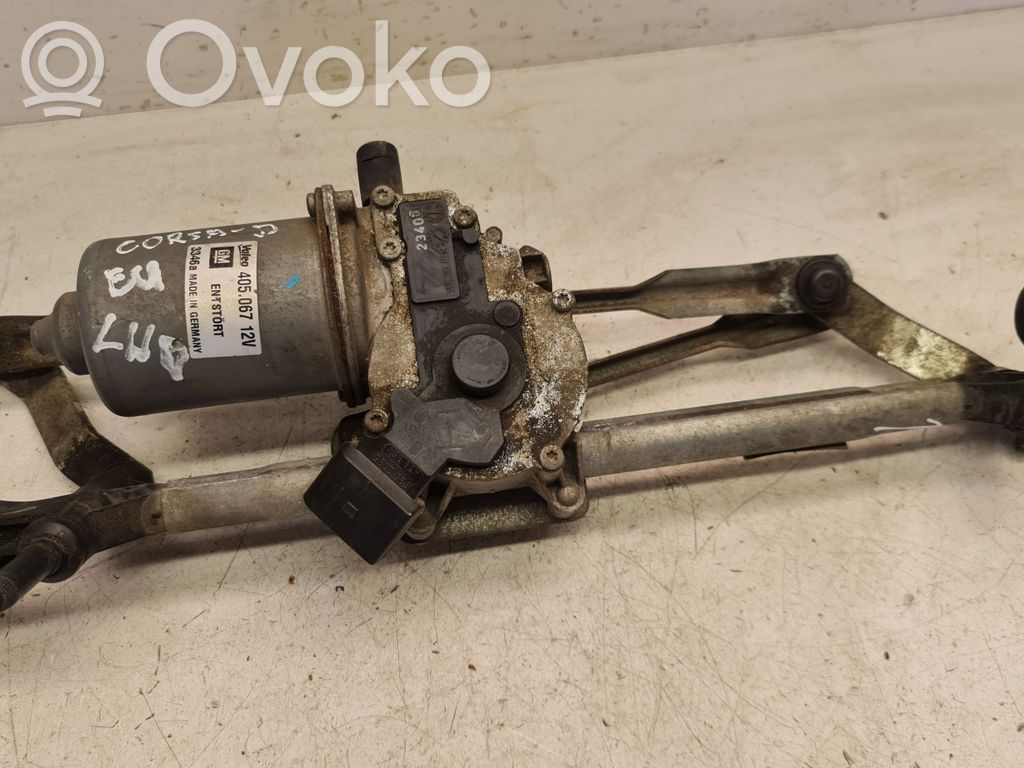 Opel Corsa D Front wiper linkage and motor 