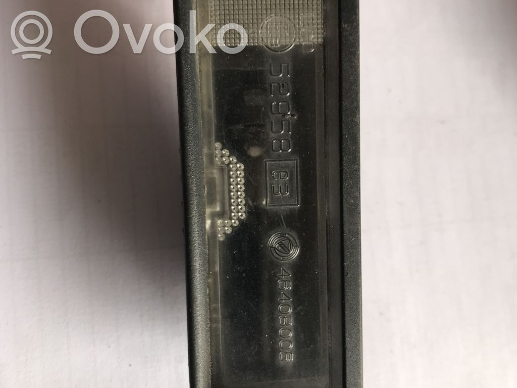 Alfa Romeo 156 Éclairage de plaque d'immatriculation 