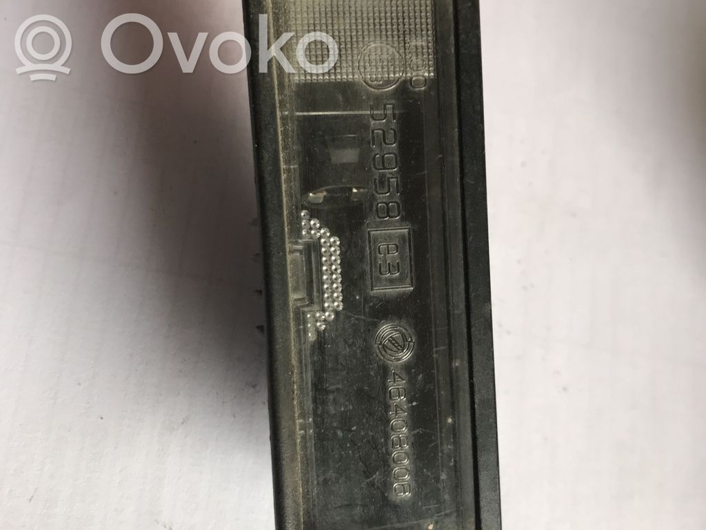 Alfa Romeo 156 Éclairage de plaque d'immatriculation 