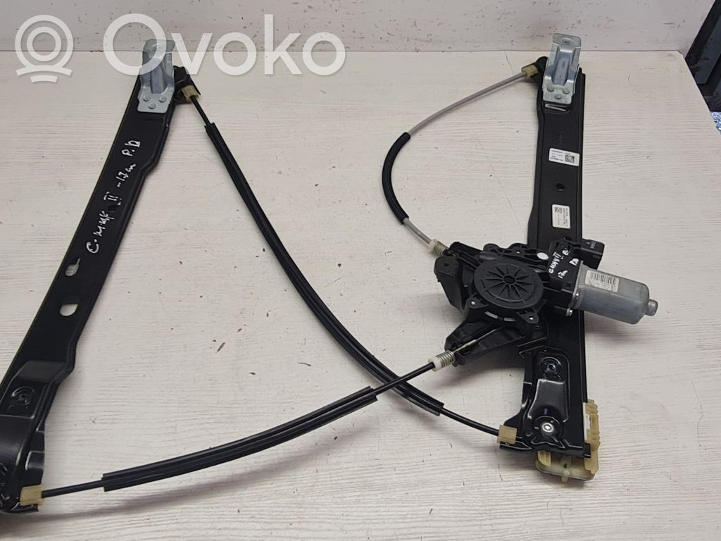 Ford C-MAX II Front door window regulator with motor 