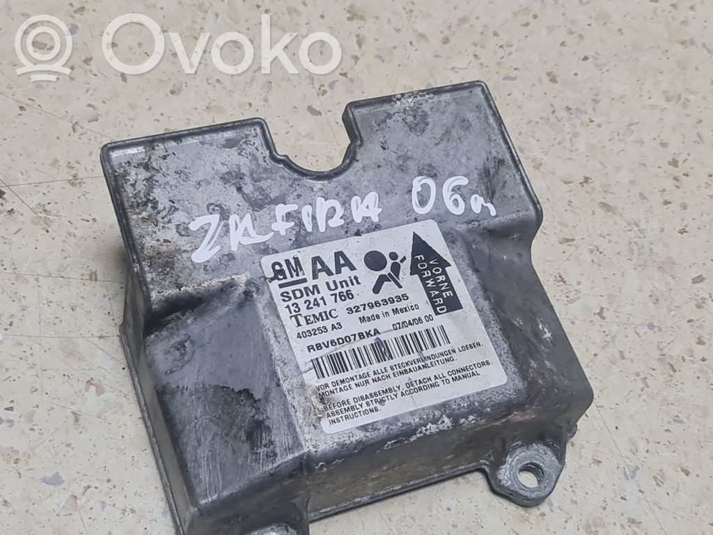 Sterownik / Moduł Airbag   13241766,32793935