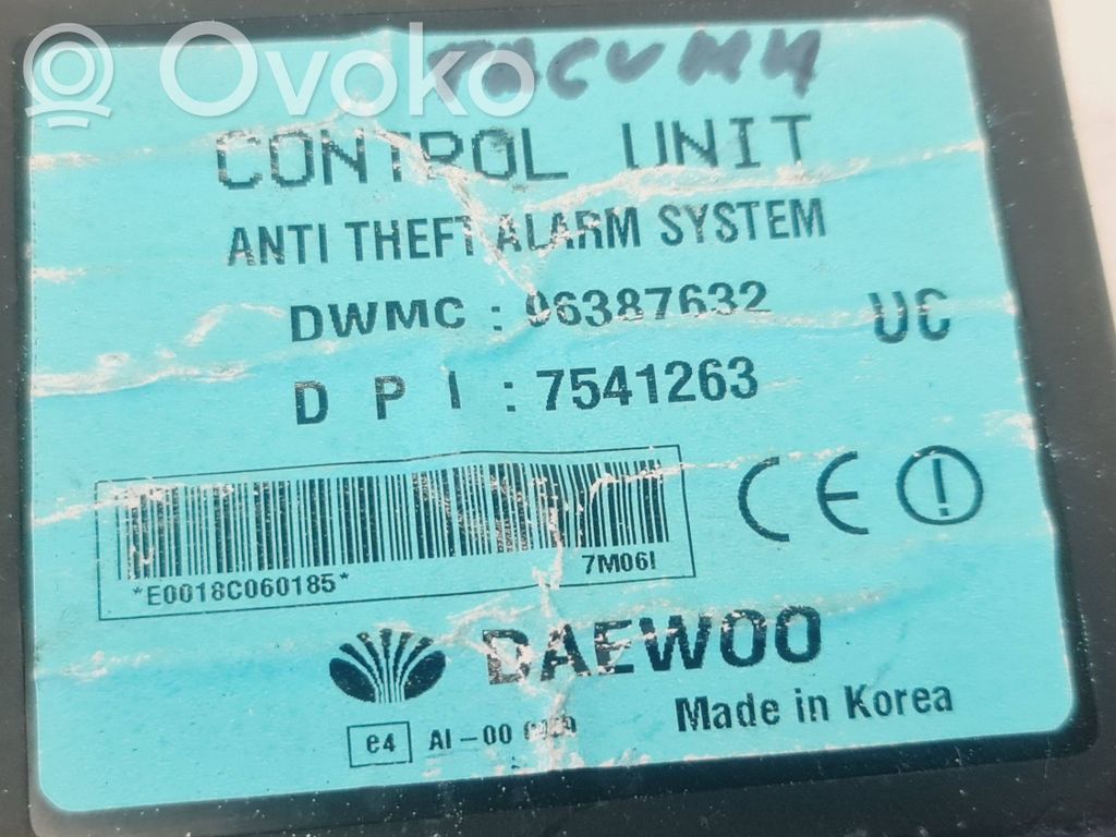 Chevrolet Tacuma Alarm control unit/module 
