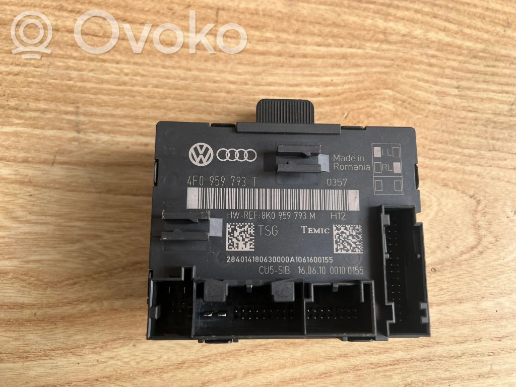 Audi A6 S6 C6 4F Door control unit/module 