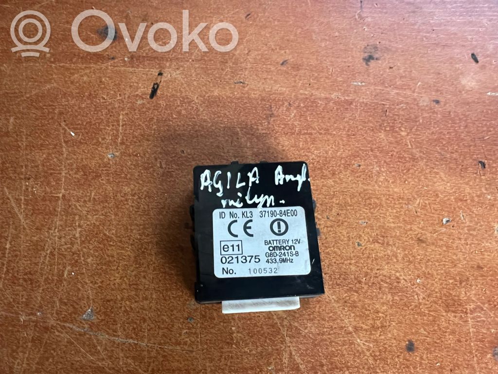 Opel Agila A Muut ohjainlaitteet/moduulit 