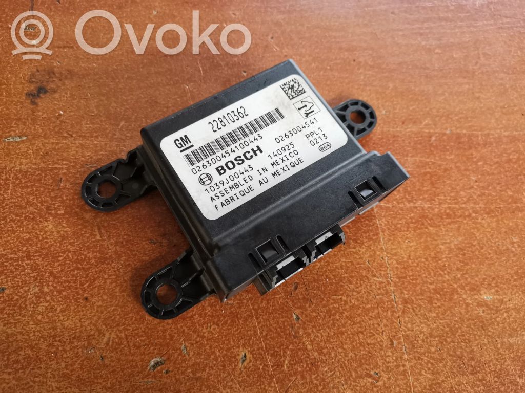 Opel Astra J Parking PDC control unit/module 