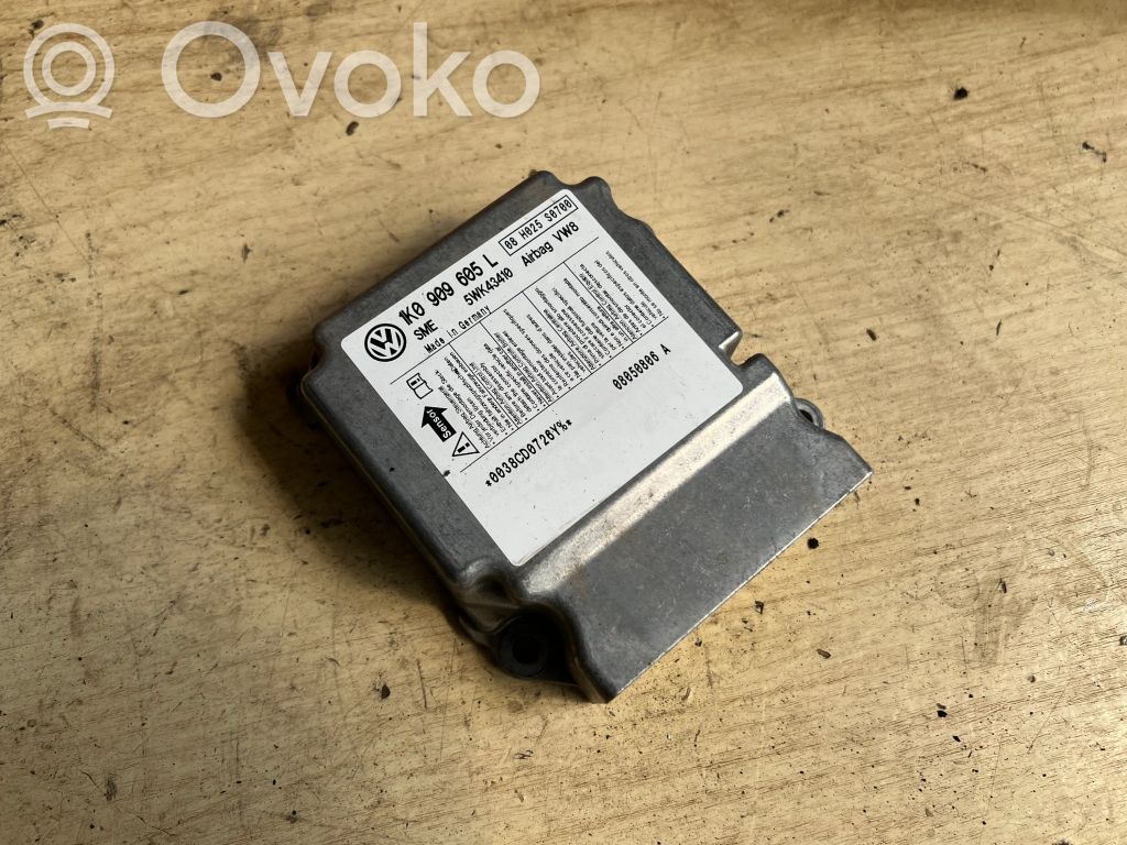 Skoda Octavia Mk2 (1Z) Sterownik / Moduł Airbag 