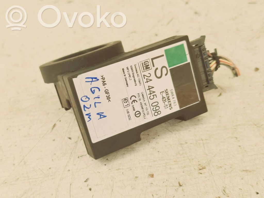 Opel Agila A Imobilaizera lasītājs (antena) 