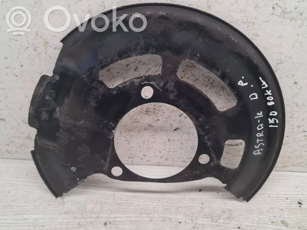 Opel Astra K Front brake disc dust cover plate 