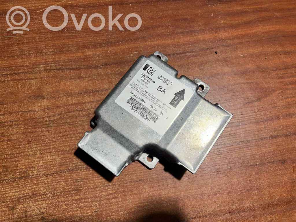 Opel Vectra C Airbag control unit/module 