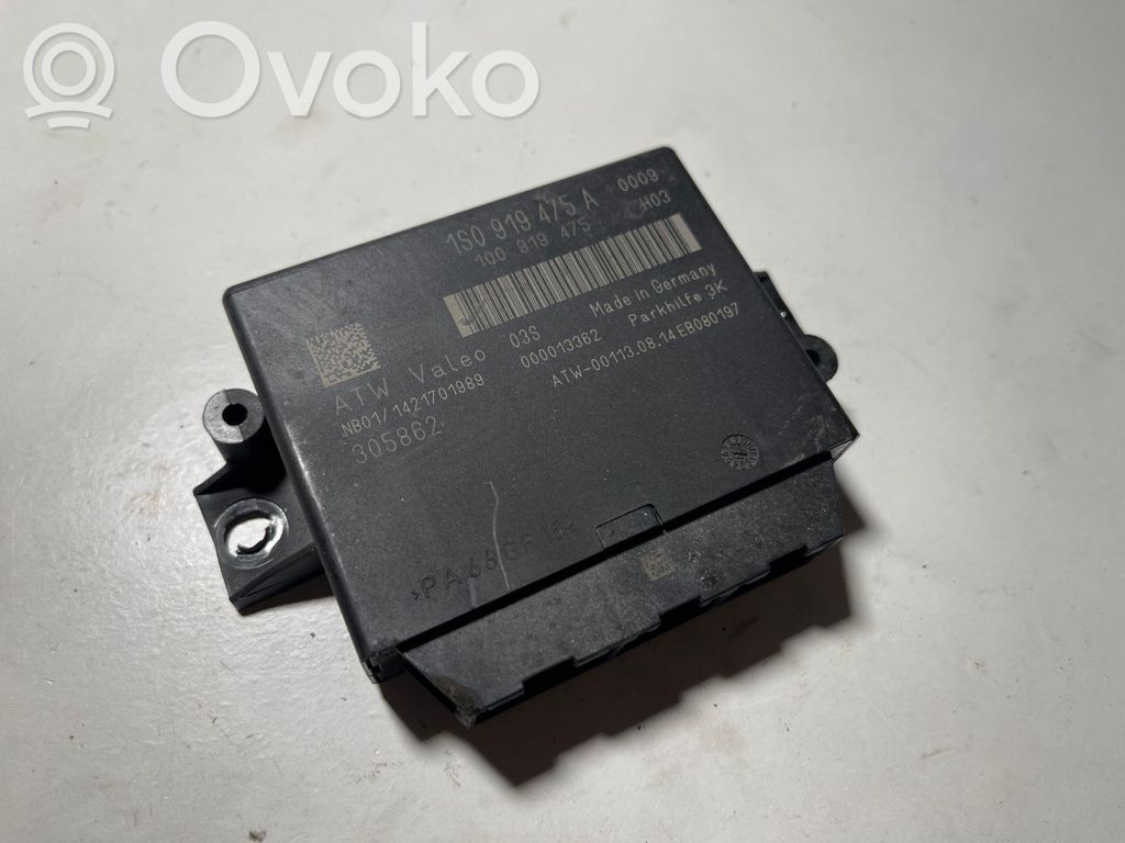 Volkswagen e-Up Parking PDC control unit/module 