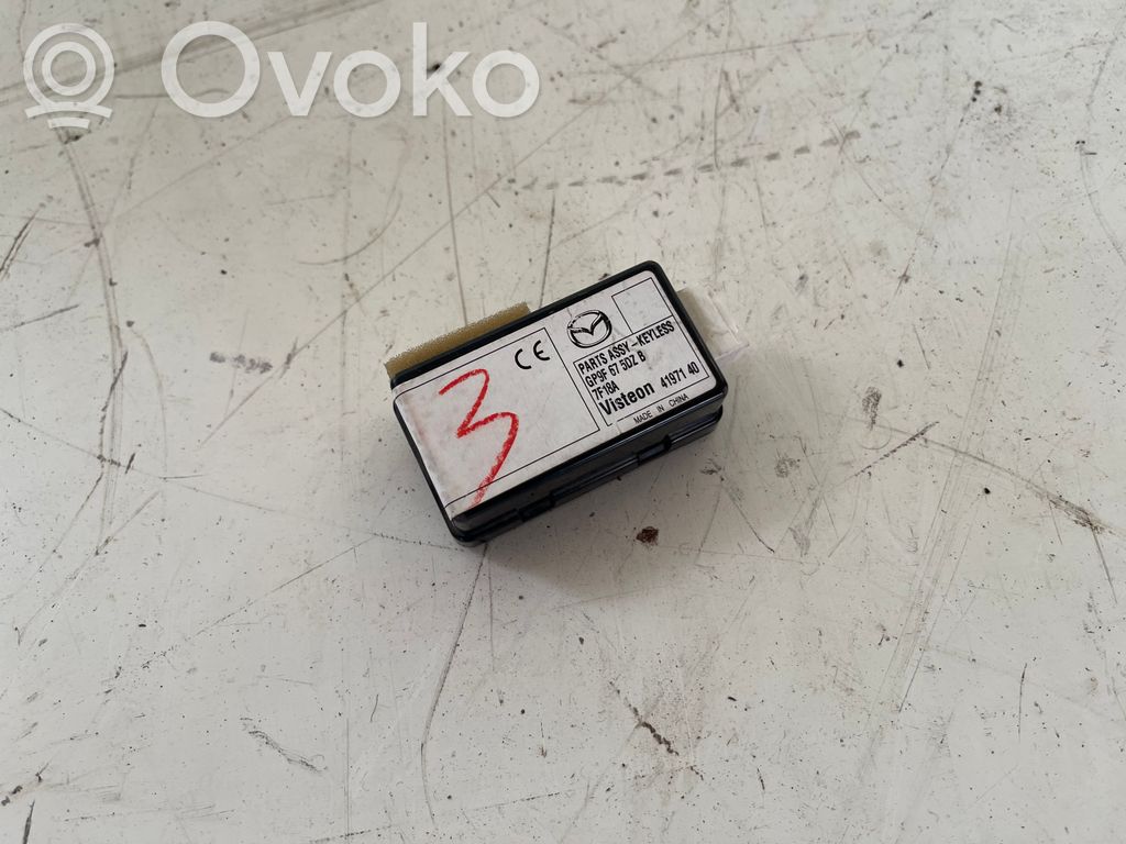 Keyless (KESSY) go control unit/module   GP9F675DZB