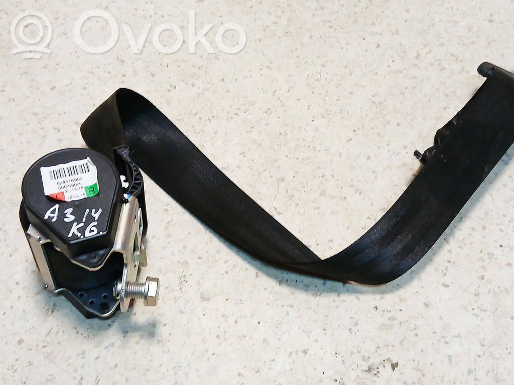 Audi A3 S3 8V Cinturón trasero 