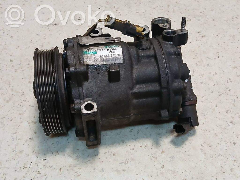 Peugeot 407 Air conditioning (A/C) compressor (pump) 