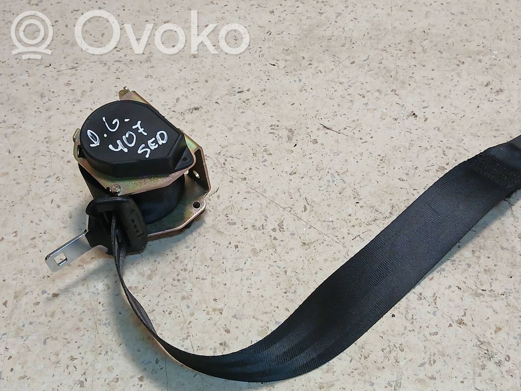 Peugeot 407 Cinturón trasero 