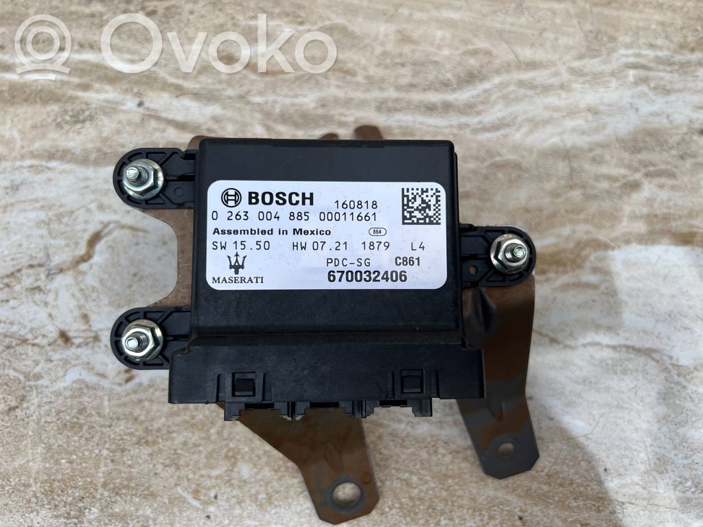 Parking PDC control unit/module   0263004885,670032406,MASERATT
