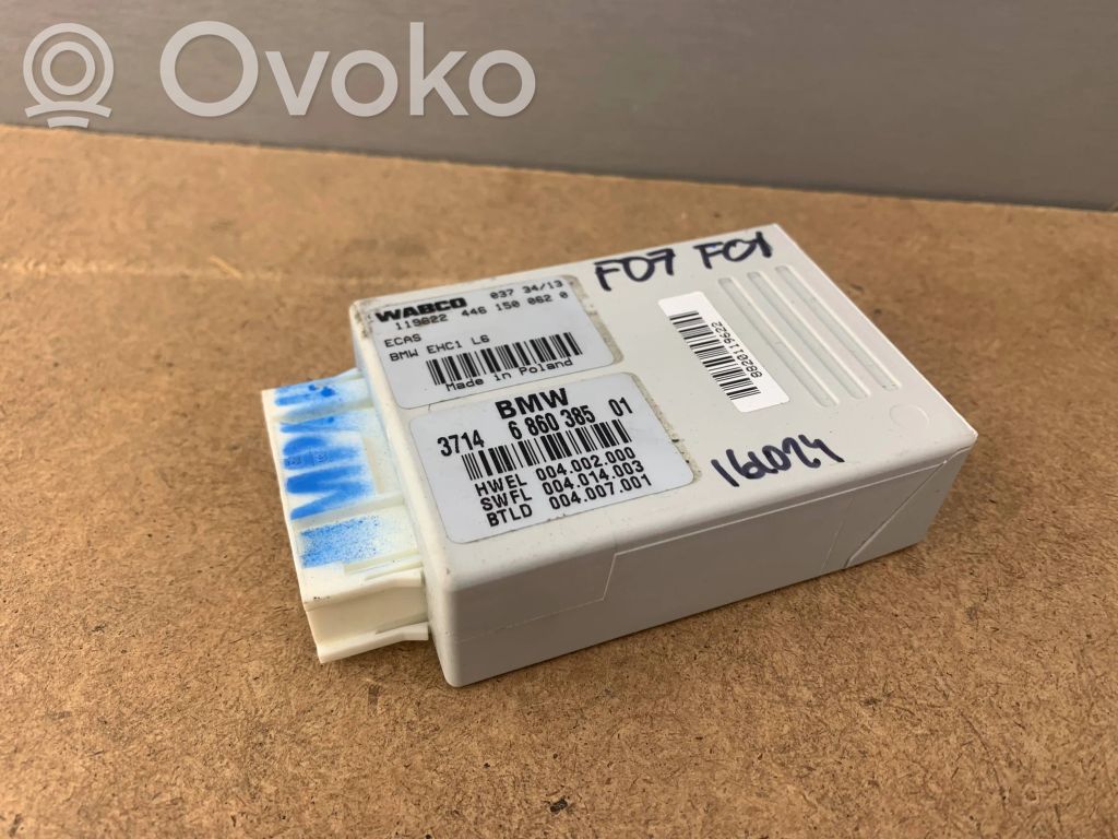 BMW 5 GT F07 Sterownik / Moduł zawieszenia pneumatycznego 