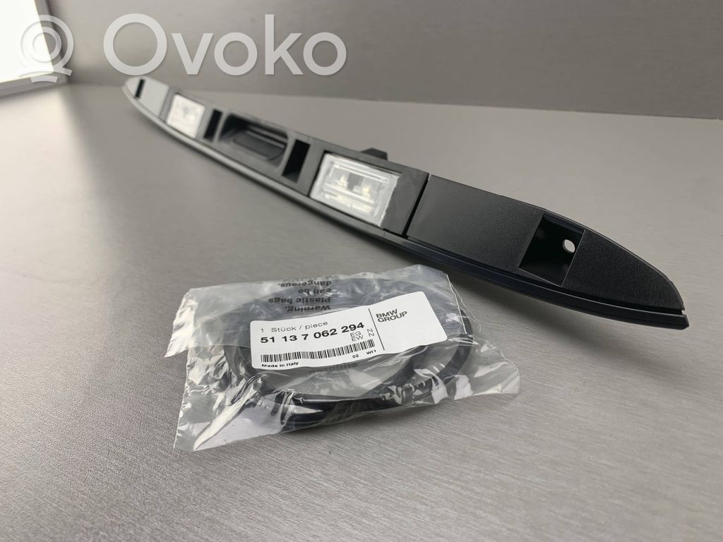 BMW X5 E53 Éclairage de plaque d'immatriculation 
