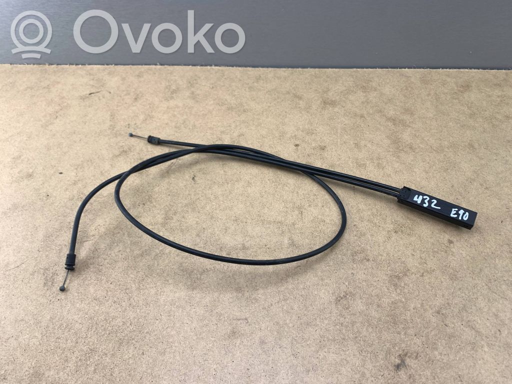 BMW 3 E90 E91 Engine bonnet/hood lock release cable 