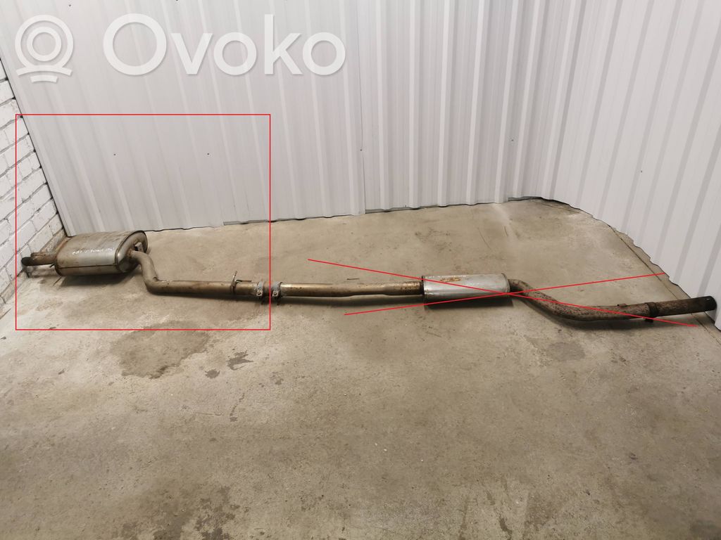 BMW 5 E60 E61 Rear muffler/silencer tail pipe 