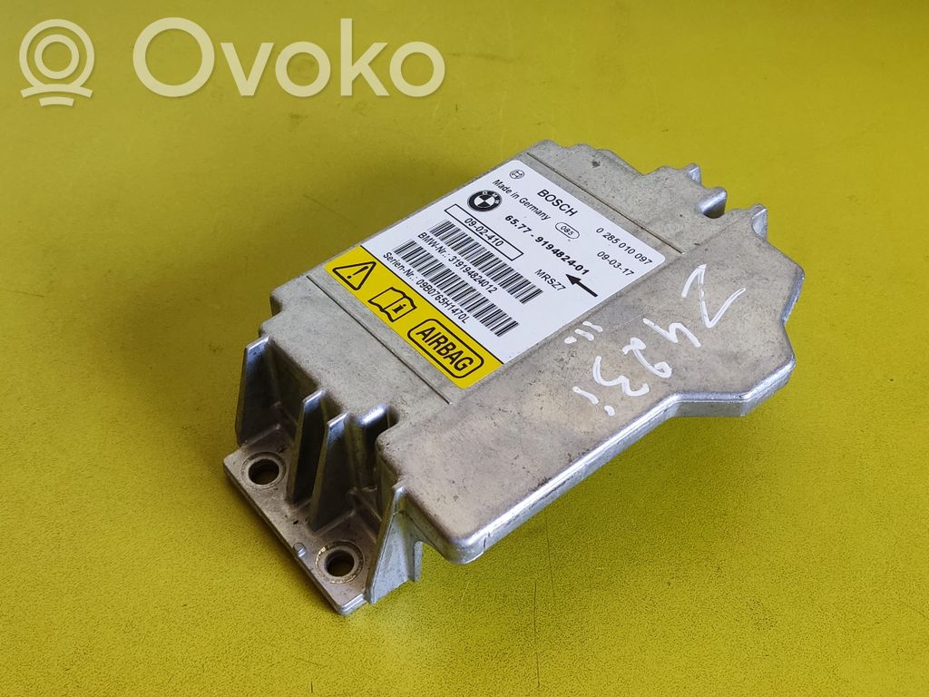 BMW Z4 E89 Airbag control unit/module 