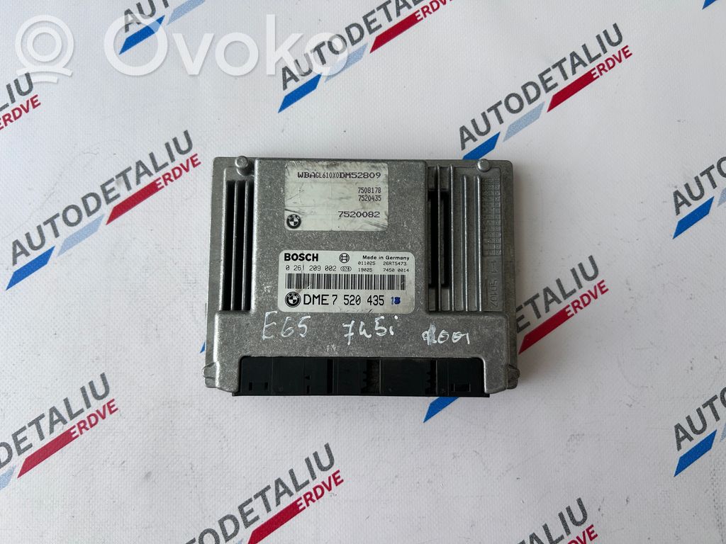 BMW 7 E65 E66 Engine control unit/module 