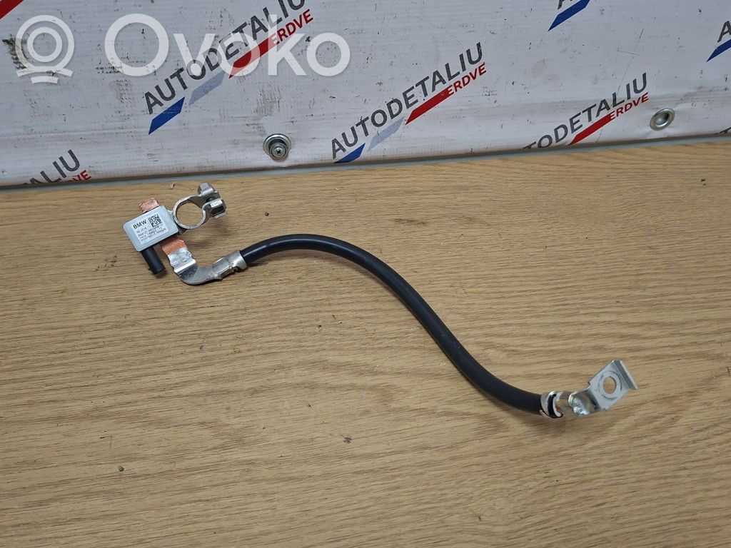 BMW 3 G20 G21 Minus / Klema / Przewód akumulatora 