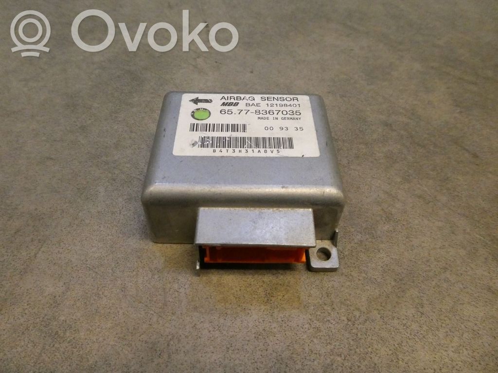 Module de contrôle airbag   8367035,12198401