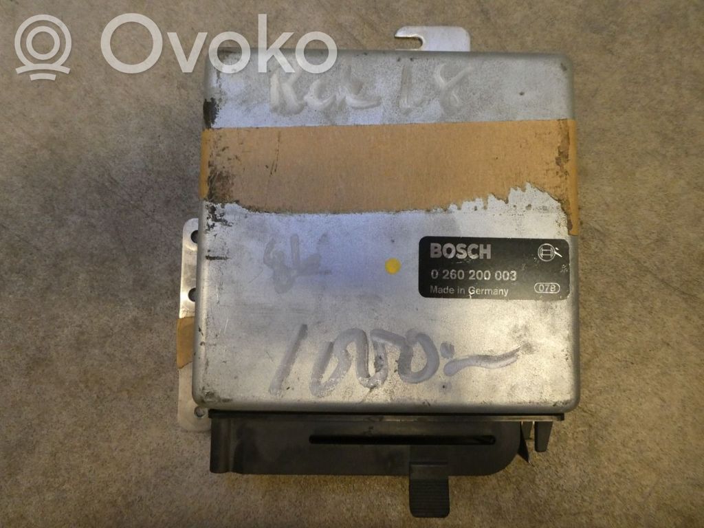 Įpurškimo valdymo blokas   0260200003
