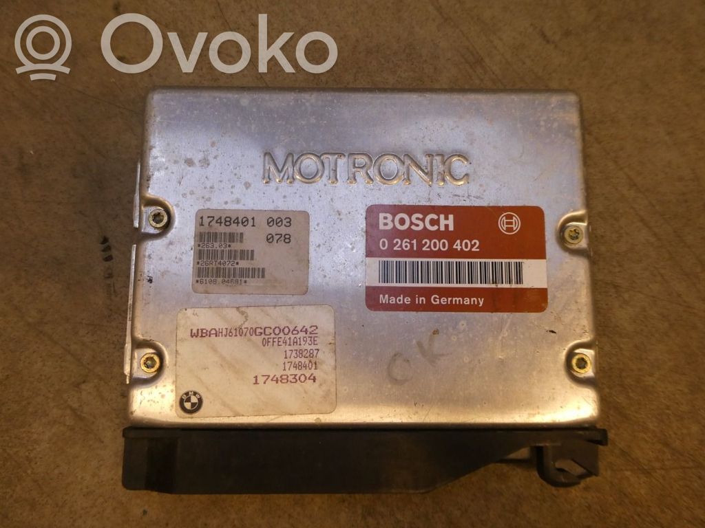 BMW 5 E34 Injection control unit/module 