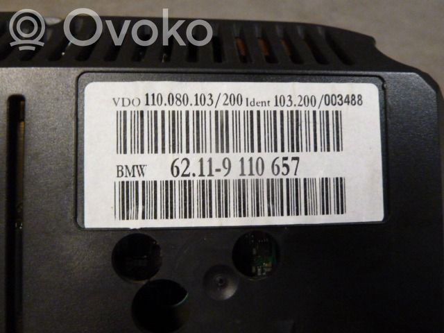 Velocímetro (tablero de instrumentos)   9110657,110080103200
