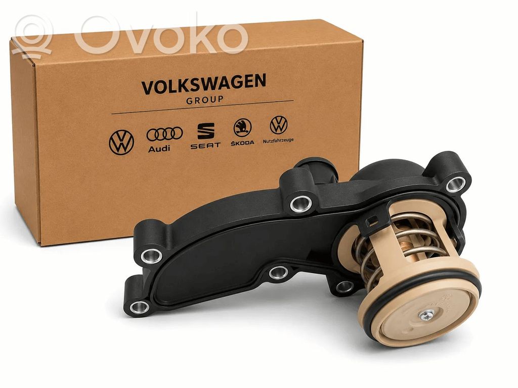 Audi A4 S4 B7 8E 8H Termostat / Obudowa termostatu 