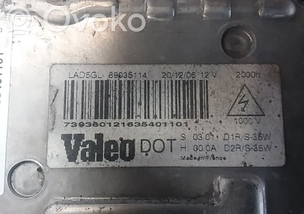 Unidad de control/módulo de los faros xenón   89035114