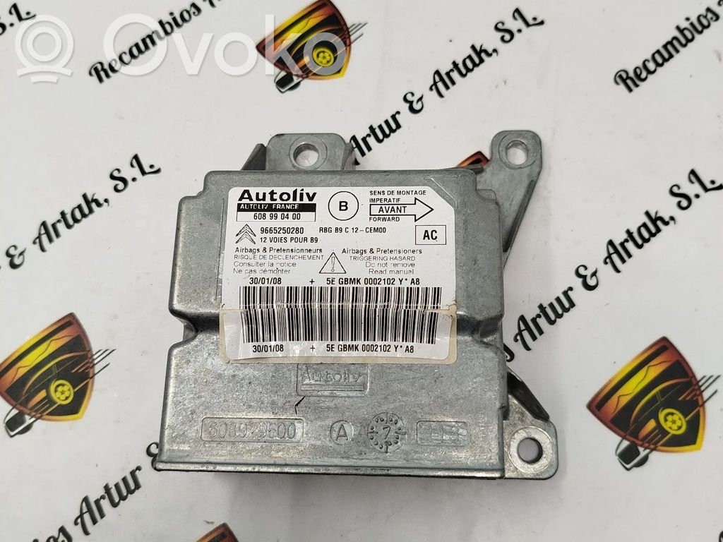 Peugeot Partner Airbag control unit/module 