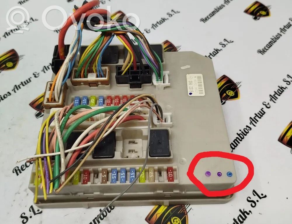 Renault Modus Fuse box set 