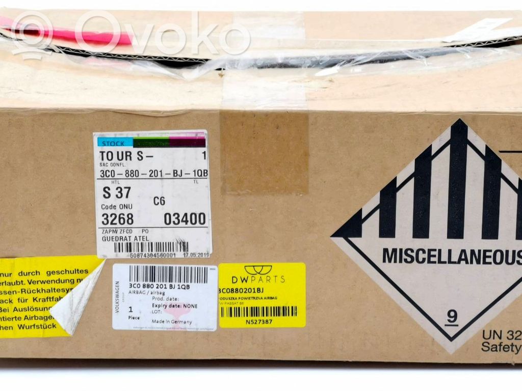 Volkswagen PASSAT B5.5 Airbag pasager 