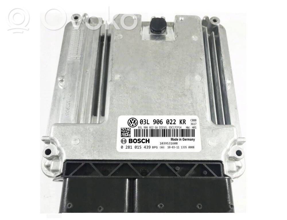 Volkswagen Golf VI Engine control unit/module ECU 