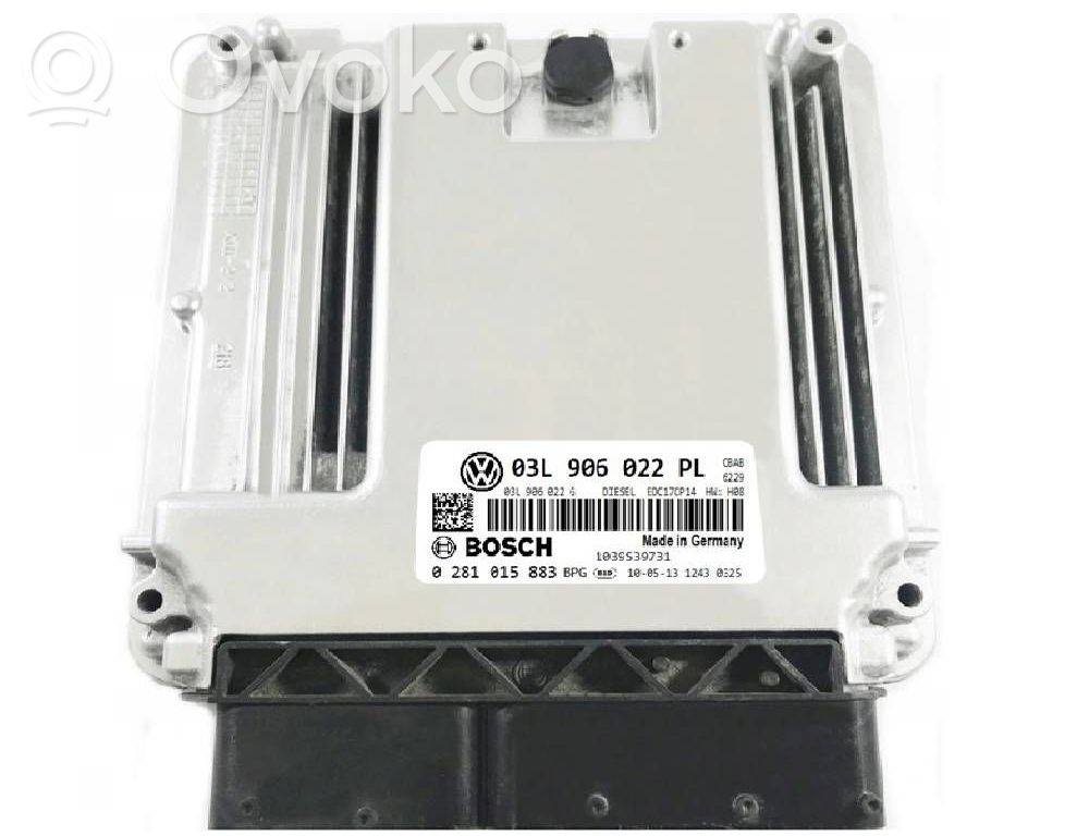Volkswagen Eos Unitate/modul de control motor 