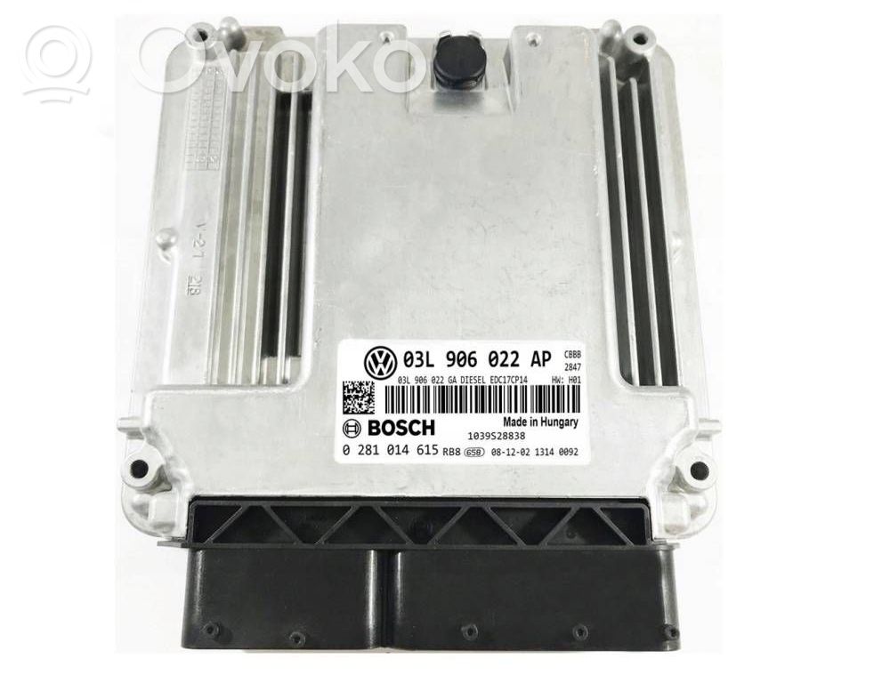Skoda Superb B6 (3T) Engine control unit/module 