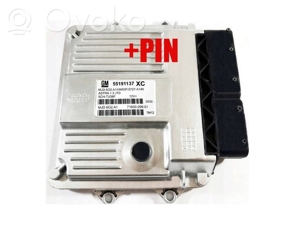 Engine control unit/module   55191137,55191137XC,MJD602A1