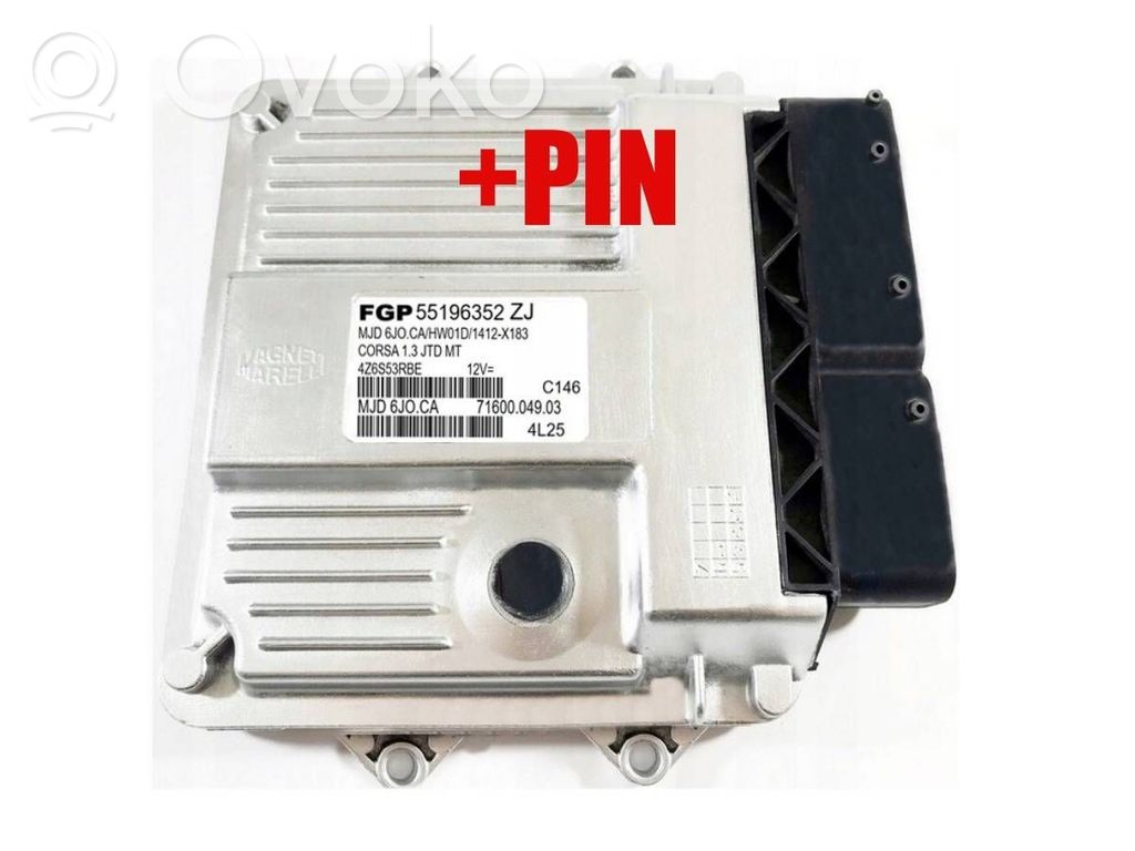 Engine control unit/module   55196352,55196352ZJ,MJD6JOCA