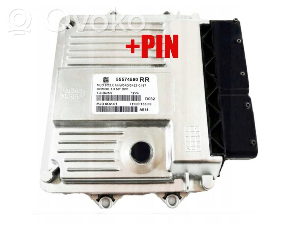 Engine control unit/module ECU   55574590RR,MJD6O2C1,55574590